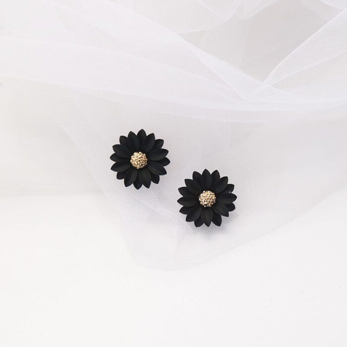 Colorful Chrysanthemum Flower Earrings