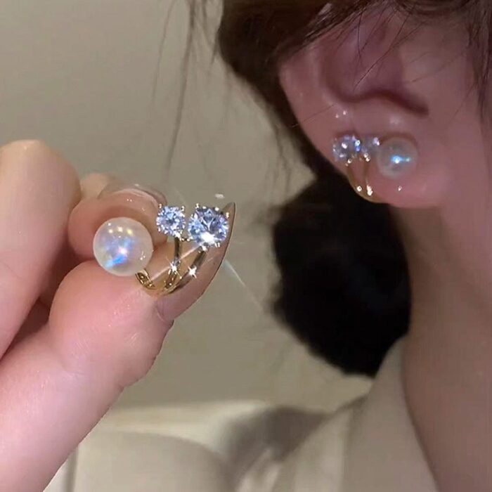 Korean pearl earrings