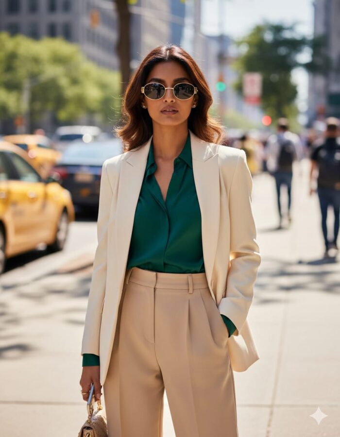 Fashion Bollywood Inspired Gold Black Oval Sunglasses